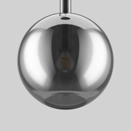 Emily Smoked Glass Pendant Ceiling Light - thumbnail 3