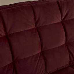 Jolene Maroon Velvet Armchair - thumbnail 4