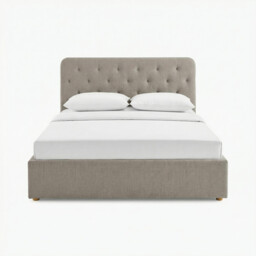 Hayden Beige Fabric Ottoman Double Bed Frame - thumbnail 3
