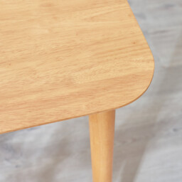 Lynton Rectangular Oak Effect Wood 4 Seater Dining Table - thumbnail 4