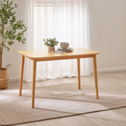 Lynton Rectangular Oak Effect Wood 4 Seater Dining Table