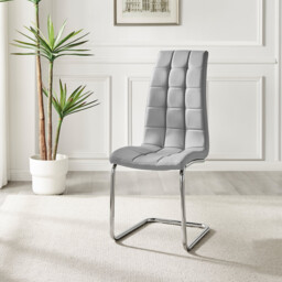 2x Murano Grey Dining Chairs - thumbnail 4