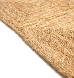 Carys Natural Jute Squares Rug - thumbnail 3