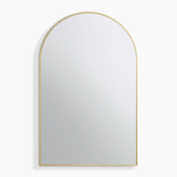 Charlie Gold Metal Large 110x70cm Ovemantle Arch Mirror - thumbnail 3