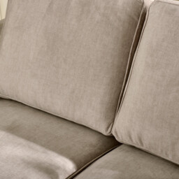 Logan Beige Fabric 2 Seater Sofa - thumbnail 4