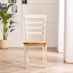 Salcombe Small Rectangular Wooden Table & 4 Whitby Dining Chairs - thumbnail 4