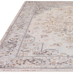 Parisa Cream Vintage Persian Inspired Medallion Rug - thumbnail 4