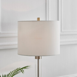 Esme Glass and White Table Lamp - thumbnail 4