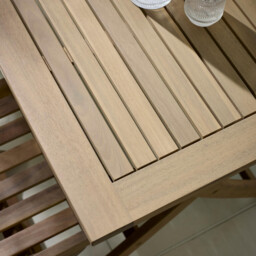 Hamburg  Wood 4 Seat Garden Dining Set - thumbnail 4