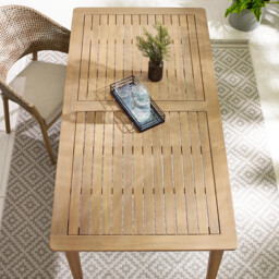 Asa & Hamburg Wood 4 Seat Garden Dining Set - thumbnail 3