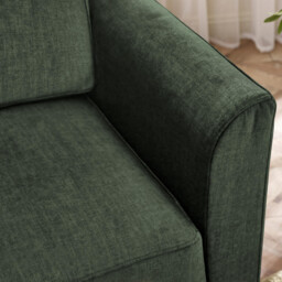 Logan Moss Green Fabric Armchair - thumbnail 4
