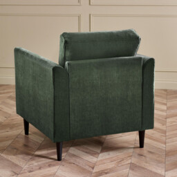 Logan Moss Green Fabric Armchair - thumbnail 3