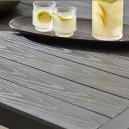Dubai Grey Polywood 8 Seat Garden Dining Set - thumbnail 4