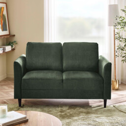 Logan Moss Green Fabric 2 Seater Sofa - thumbnail 2