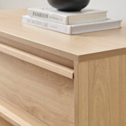 Svit Oak Effect 4 Drawer Tall Chest of Drawers - thumbnail 4