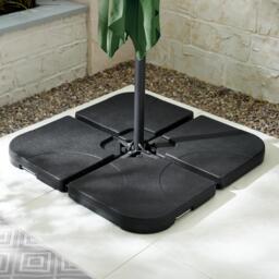 Furniturebox Cantilever Square Garden Parasol Only (No Base), Polyester in Green - Size: 245x245x245 cm - thumbnail 4