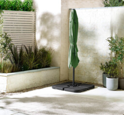 Cantilever Green Square Garden Parasol Only (No Base) - thumbnail 2