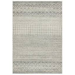 Korra Grey Aztec Patterned Rug - thumbnail 3