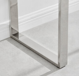 Miami Glass and Silver Console Table - thumbnail 4