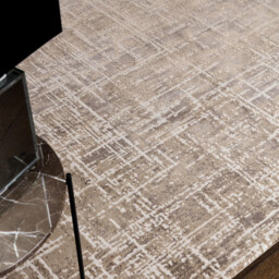 Iona Textured Beige Abstract Rug - thumbnail 2