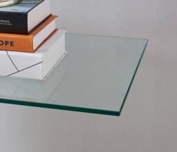 Leonardo Glass And Silver Console Table - thumbnail 4