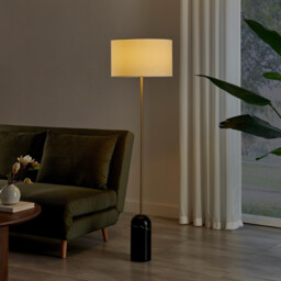 Joceline Black Marble Standing Floor Lamp - thumbnail 2