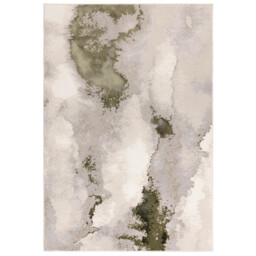 Zephyr Green Metallic Lustre Rug - thumbnail 3