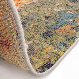 Furniturebox Prisma Abstract Rug, Polypropylene in Gold/Red/Blue - Size: 120x170cm - thumbnail 5