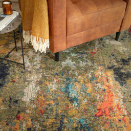 Prisma Abstract Multicolour Rug - thumbnail 2