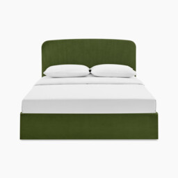 Amelie Green Velvet Ottoman Double Bed Frame - thumbnail 3