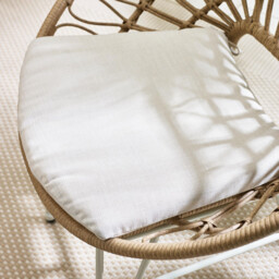 Crete Beige Rattan 2 Seat Garden Bistro Set - thumbnail 3