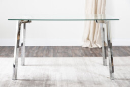 Cosmo Dining Table and 4 Pesaro Silver Leg Chairs - thumbnail 4