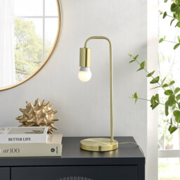 Lola Brass Metal Desk Lamp - thumbnail 2
