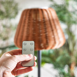 Sundara Rattan Solar Outdoor Table Light - thumbnail 4