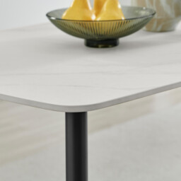Asti White Marble Ceramic Top Dining Table & 4 Asti Chairs - thumbnail 3