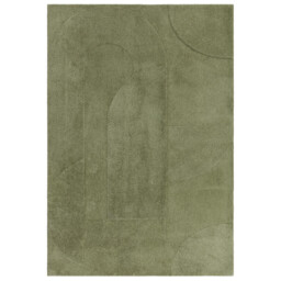 Rift Green Carved Arches Rug - thumbnail 3
