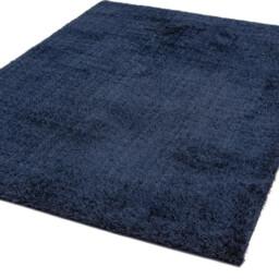 Selby Navy Blue Shaggy Rug - thumbnail 4