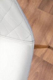 Kylo White Marble Effect Dining Table & 4 Corona Gold Leg Chairs - thumbnail 3