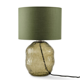 Flynn Green Glass Table Lamp - thumbnail 4