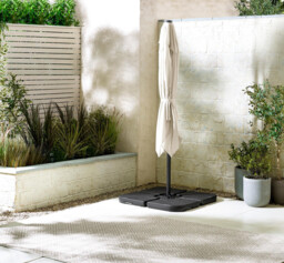 Cantilever Cream Square Garden Parasol Only (No Base) - thumbnail 2