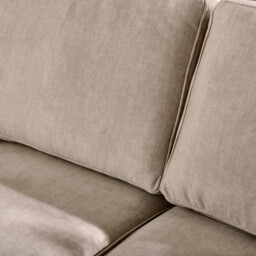 Logan Beige Fabric 3 Seater Sofa - thumbnail 4