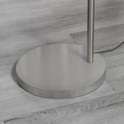 Furniturebox Holden Arc Standing Floor Lamp, Metal in Silver - Size: 110x198x35 cm - thumbnail 3