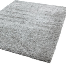 Selby Silver Grey Shaggy Rug - thumbnail 4