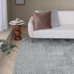 Selby Silver Grey Shaggy Rug