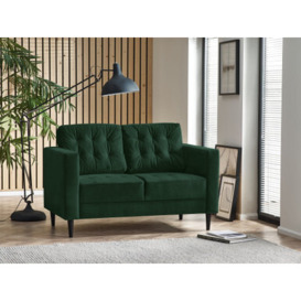 Jolene 2 Seater Emerald Green Velvet Sofa