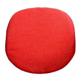 Fusion Living Textured Red Chelsea Side Chair Cushion