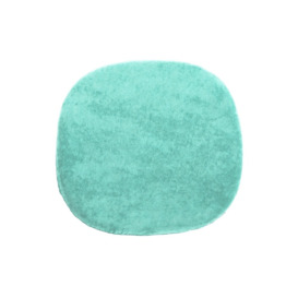"Fusion Living Luxurious Turquoise Chelsea Side Chair Cushion "