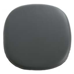 "Fusion Living Grey PU Chelsea Armchair Cushion "