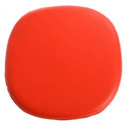 "Fusion Living Red PU Chelsea Armchair Cushion "