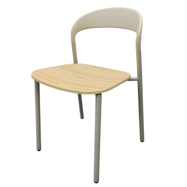 "Fusion Living Darley Beige Dining Chair "